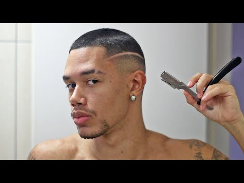 Como fazer um corte de cabelo com risco lateral?