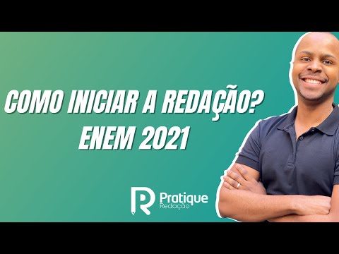 Como fazer um exemplo de início de redação?