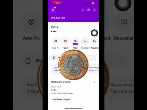 Como fazer um print da conta Nubank com saldo positivo?