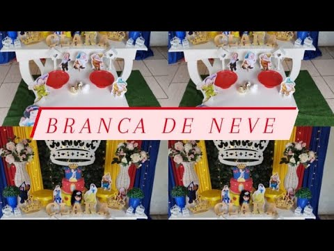 Como fazer uma decoração simples inspirada na Branca de Neve?