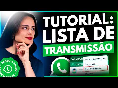 Como fazer uma lista de transmissão no WhatsApp?