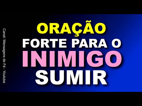 Como fazer uma oração para que uma pessoa desapareça urgentemente?