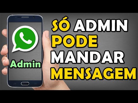 Como fechar um grupo de WhatsApp para que somente o administrador fale?