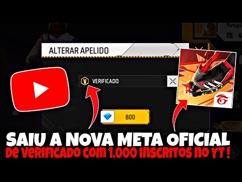 Como ficar verificado no Free Fire?