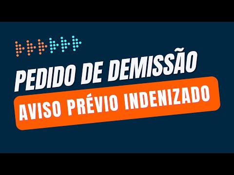 Como funciona o aviso prévio em caso de pedido de demissão?