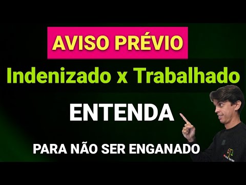 Como funciona o aviso prévio indenizado?