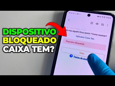 Como funciona o dispositivo bloqueado da caixa?