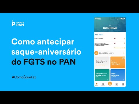 Como funciona o empréstimo do FGTS no Banco Pan?