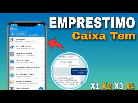 Como funciona o empréstimo X4 da Caixa Tem?