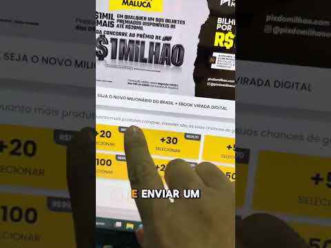 Como funciona o Pix de um milhão?