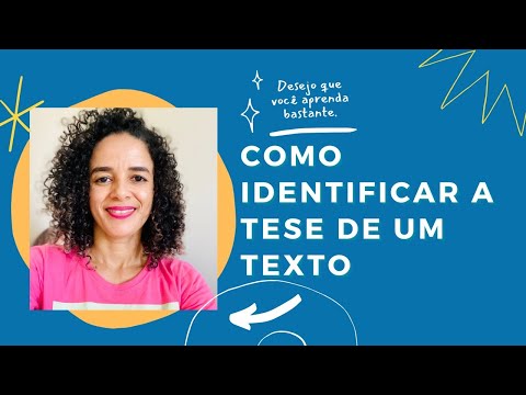 Como identificar a tese de um texto?