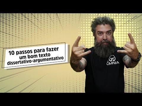 Como iniciar um texto dissertativo argumentativo?