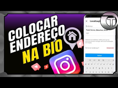 Como inserir o endereço no Instagram?