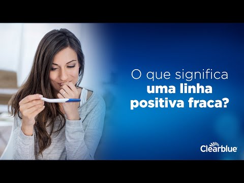 Como interpretar um teste de gravidez Clearblue positivo?