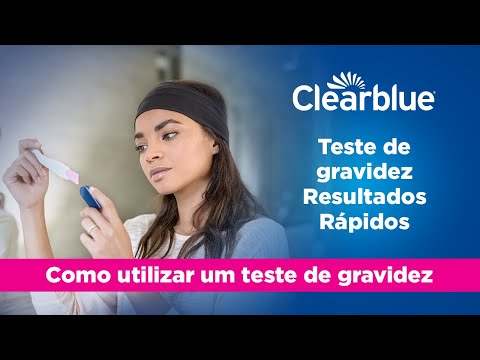 Como interpretar um teste de gravidez Clearblue positivo?