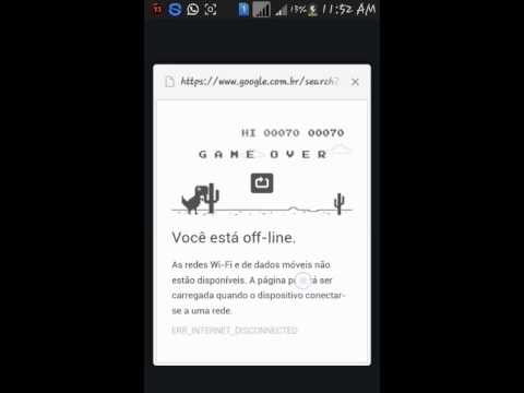 Como jogar o jogo do Google sem internet?