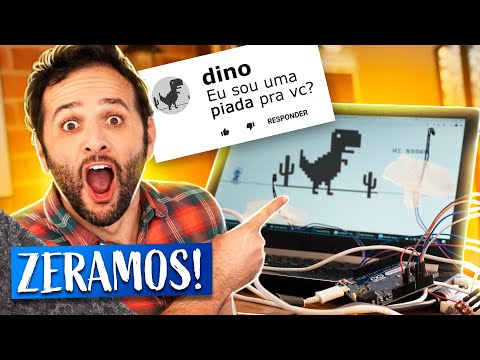 Como jogar o jogo do T-Rex?