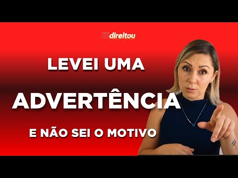 Como lidar com uma advertência injusta no trabalho?