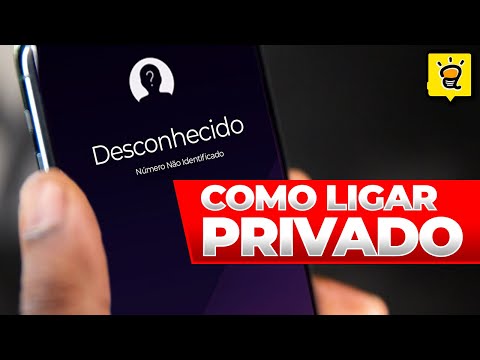 Como ligar privado para alguém?