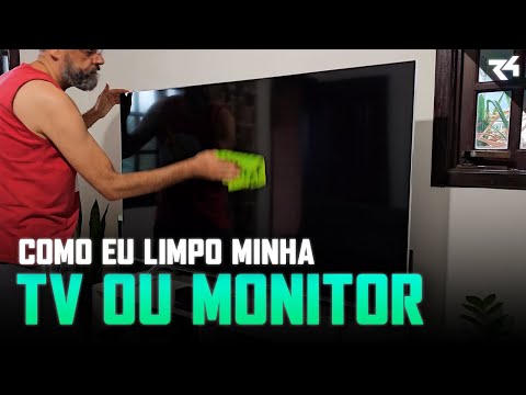 Como limpar a tela da TV de forma segura?