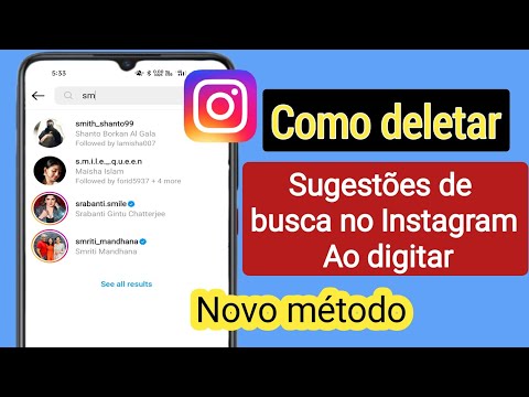 Como limpar as sugestões do Instagram?