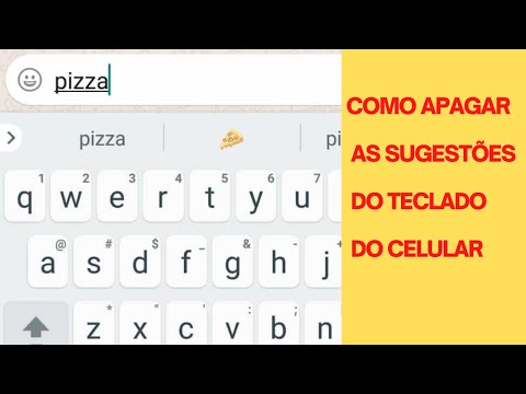 Como limpar o histórico do teclado do celular?