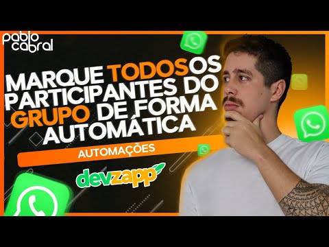 Como marcar todos os contatos em um grupo do WhatsApp?