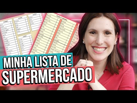 Como montar uma lista de supermercado completa?