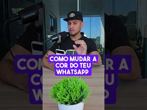 Como mudar a cor da letra no WhatsApp?