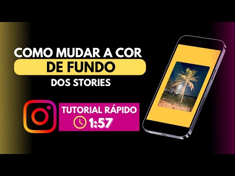 Como mudar a cor do fundo do story?