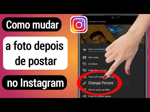 Como mudar a foto do feed do Instagram?