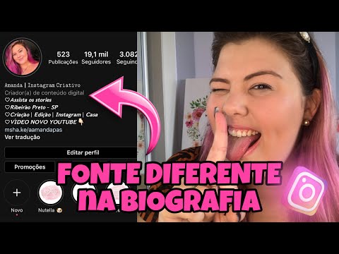 Como mudar a letra do Instagram?