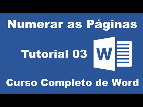 Como numerar páginas no Word?