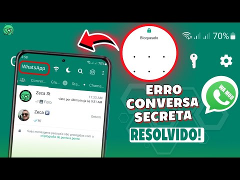 Como o WhatsApp GB esconde conversas?