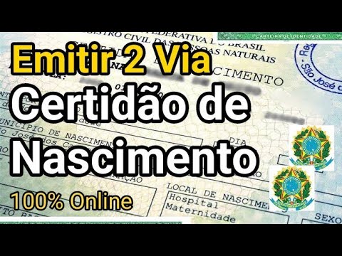 Como obter a 2ª via da certidão de nascimento grátis pela internet?