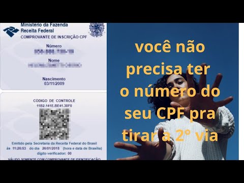 Como obter a 2ª via do CPF pelo nome?