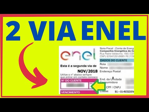 Como obter a segunda via da Enel em São Paulo?