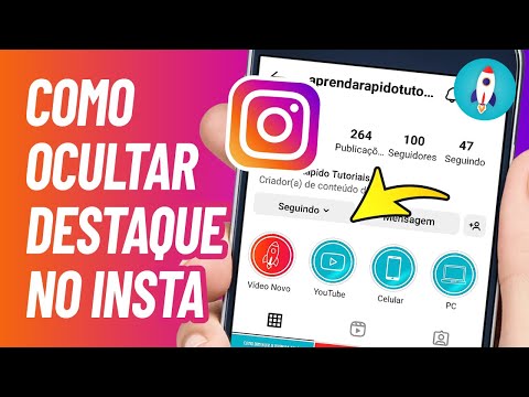 Como ocultar destaques no Instagram?