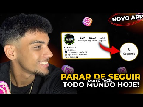 Como parar de seguir todo mundo no Instagram?