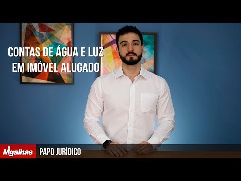 Como passar a conta de água para o nome do inquilino?