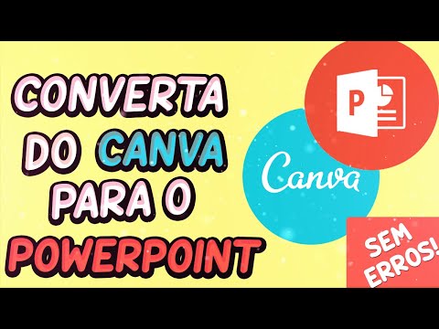 Como passar do Canva para o PowerPoint?