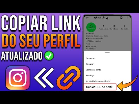 Como pegar o link do Instagram?