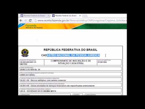 Como pesquisar o CNPJ na Receita Federal?