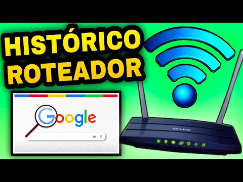 Como posso acessar o histórico do roteador?