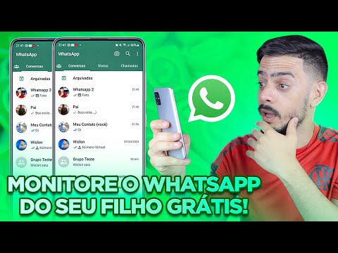 Como posso acessar o WhatsApp da Luiza?