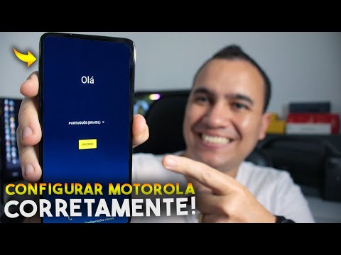 Como posso configurar meu aparelho Motorola?