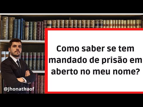 Como posso consultar um mandado de prisão?