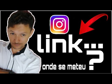 Como posso encontrar o link para entrar no Instagram?