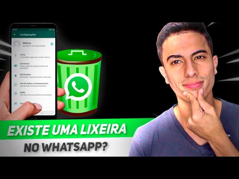 Como posso entrar na lixeira do WhatsApp?