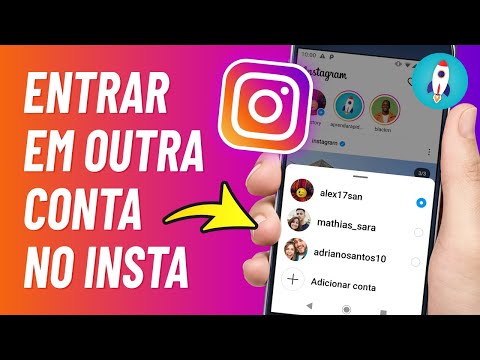 Como posso entrar no meu Instagram?